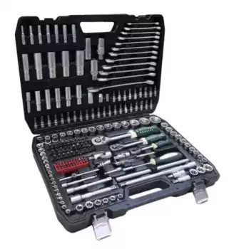 набор инструментов! 216пр. 1/4', 3/8', 1/2', 4-32мм, ключи 8-22мм\ RF38841 ROCK FORCE