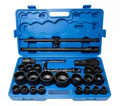 набор инструментов ударных! 26пр, 3/4' 1' (12гр.)\ RF682629MPB ROCK FORCE