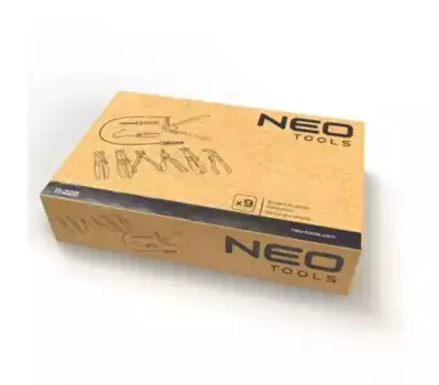 набор клещей! для работы со шлангами, 9 шт.\ 11-228 NEO