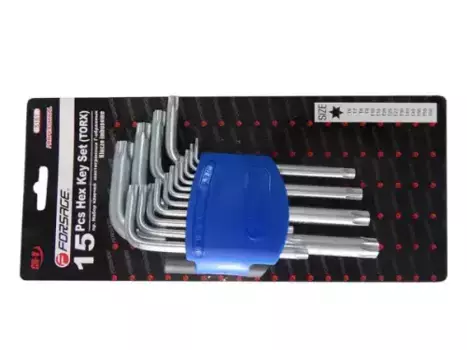набор ключей! TORX Г-образных, 15пр.\ F-5151 FORSAGE