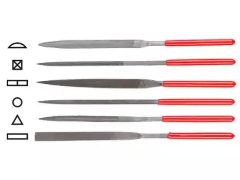 набор надфилей! 160х4мм, 6 пр., MASTER\ ST4047-6 STARTUL