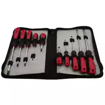 Набор отверток 10 шт. в сумке (3,0 75 мм, 5,0 100 мм, 6,5 38 мм, 6,5 150 мм, 8 150 мм, PH0 75 мм, PH RM80800 REDMARK