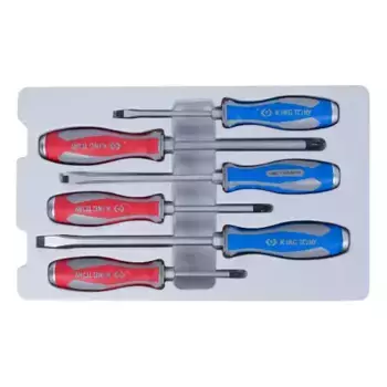 набор отверток! силовые, 6 предметов\ 30206MR KING TONY