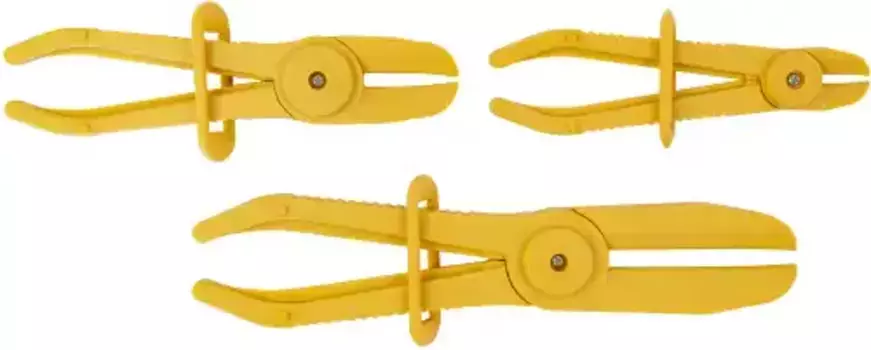 набор пластиковых зажимов для резиновых шлангов и патрубков! 3-57 мм, 3 пр.\ HCS3 THORVIK