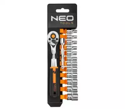 набор сменных головок! 1/4'', 14 шт\ 10-000 NEO