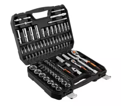 набор сменных головок! 94 шт., 1/4, 1/2'' CrV\ 10-062 NEO