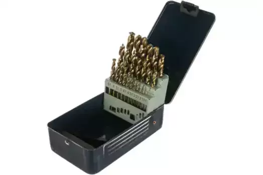 набор спиральных сверл по металлу HSS Co в металлическом кейсе! d1.0-13.0 мм, 25 пр.\ TDBS25K5 THORVIK