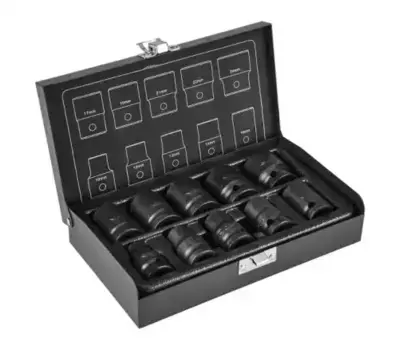 набор ударных головок! 1/2', 10-24 мм, 10 шт., CrMo\ 12-101 NEO