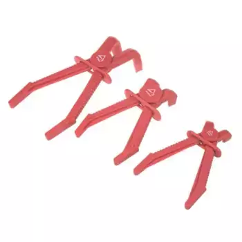 набор зажимов! загнутых для резиновых шлангов и патрубков 3 пр.\ R6070021 ARNEZI