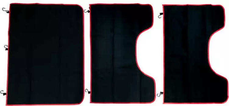 накидки защитные! бампер 100x72см магнит+липучка, 2 на крылья 100х63 магнит+липучка\