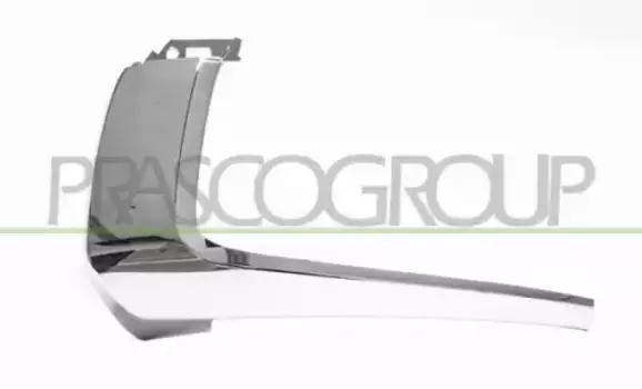 накладка бампера переднего! правая верхняя хром \ MItsubishi Outlander 15-18