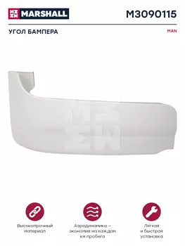 накладка бампера! правая \MAN