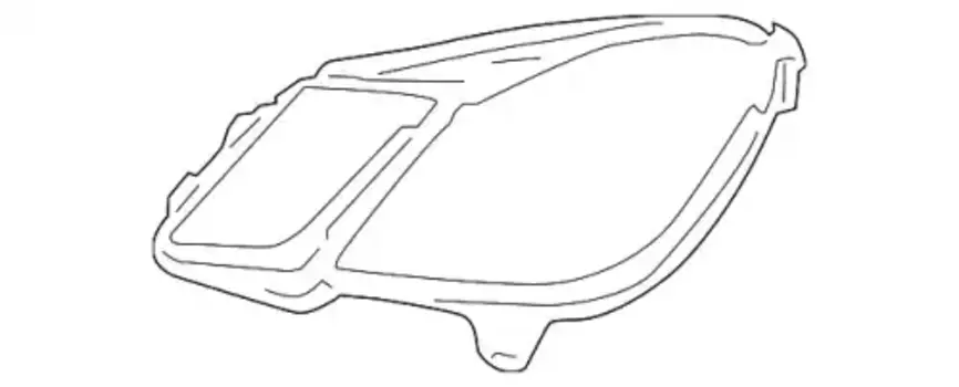 НАКЛАДКА ФАРЫ ПЕРЕДНЕЙ 212 826 05 91 MB