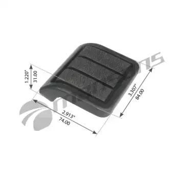 накладка на педаль! сцепление/тормоз 84x73\ Omn VOLVO FH12/FM9/10, B12 900.217 MANSONS