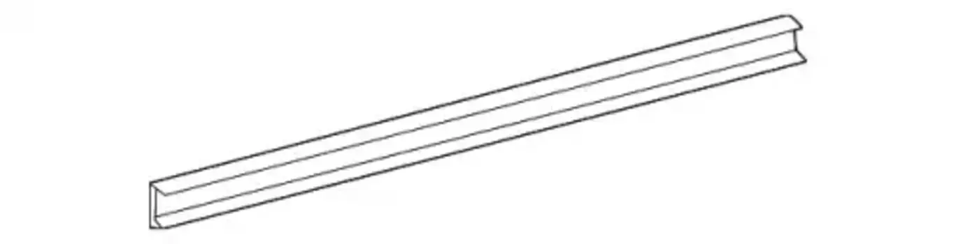 накладка порога правая!\ MB W463 463 690 28 62