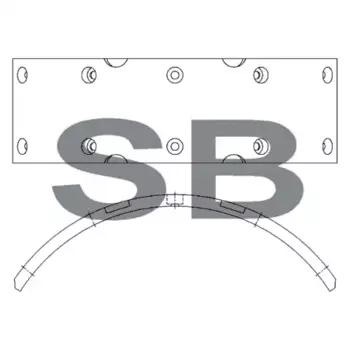 накладка тормозная! 1шт.\ Hyundai HD65/72/78/County