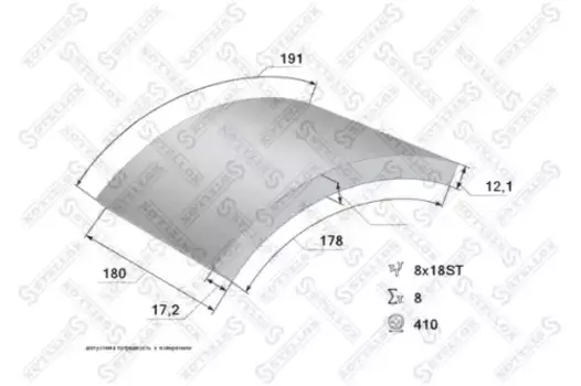 Накладки тормозные STELLOX 85-01010-SX
