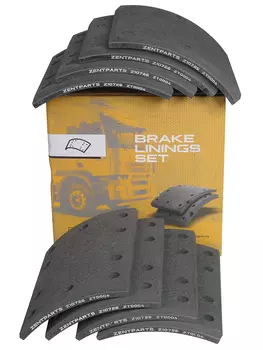 Накладки тормозные ZENTPARTS Z10726