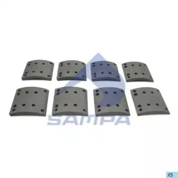Накладки тормозные SAMPA 096.632-01
