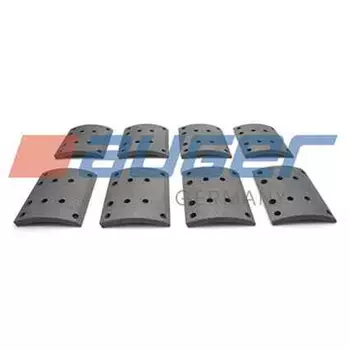 накладки тормозные !БЕЗ ЗАКЛЕПОК STD D420, 8шт. 19496 \MB, MAN