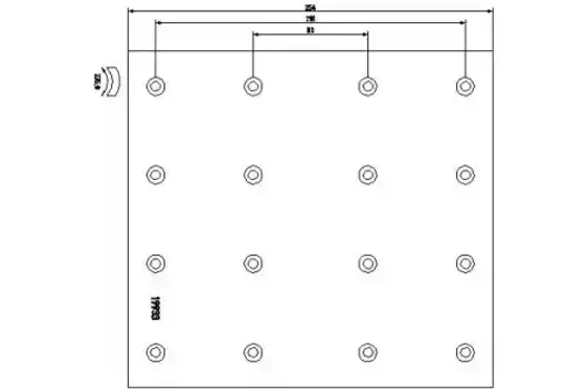 Накладки тормозные DON SV422S7100