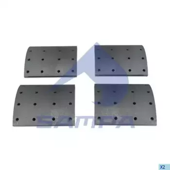 Накладки тормозные SAMPA 093.700-01