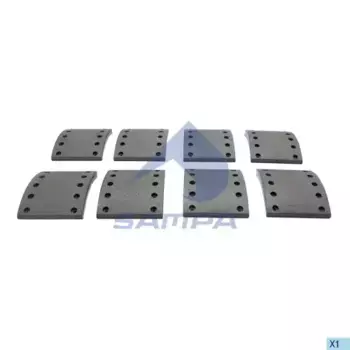 Накладки тормозные SAMPA 096.623B-01