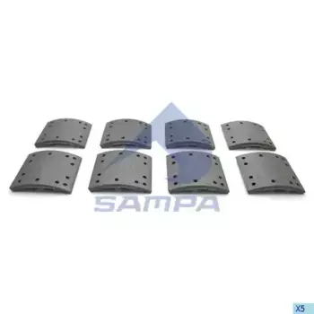 Накладки тормозные SAMPA 096.624-01