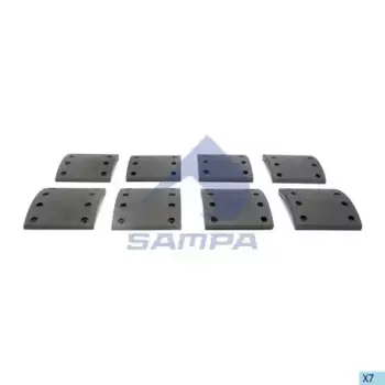 Накладки тормозные SAMPA 096.629-01