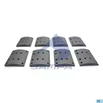 Накладки тормозные SAMPA 096.633-01