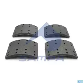 Накладки тормозные SAMPA 096.641-01