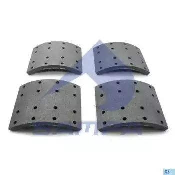 Накладки тормозные SAMPA 096.642-01