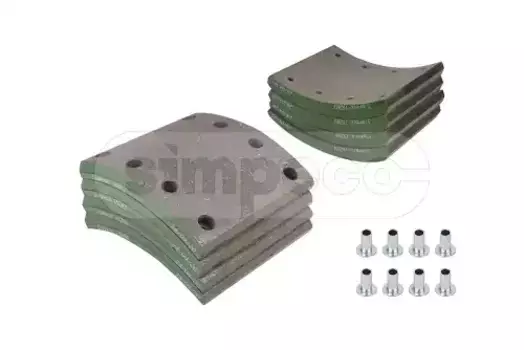 Накладки тормозные SIMPECO SP0401.0020