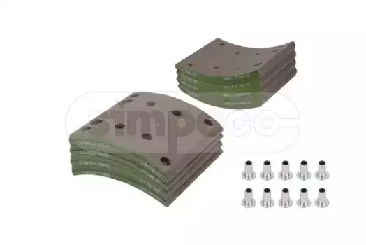 Накладки тормозные SIMPECO SP0410.0080