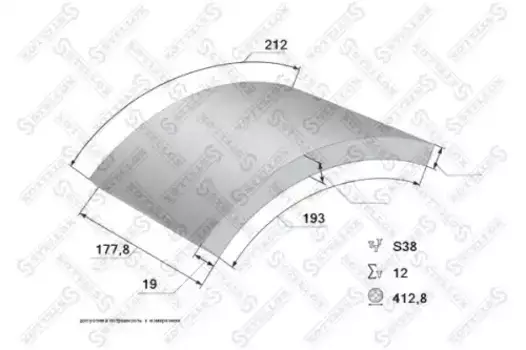 Накладки тормозные STELLOX 85-00956-SX