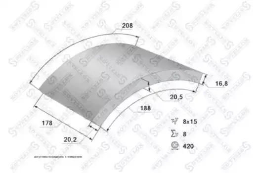 Накладки тормозные STELLOX 85-00986-SX