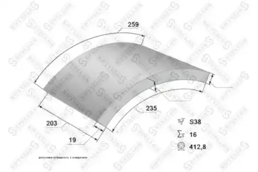 Накладки тормозные STELLOX 85-01088-SX