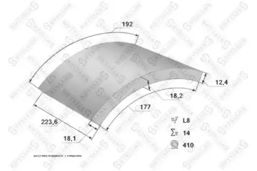 Накладки тормозные STELLOX 85-01106-SX