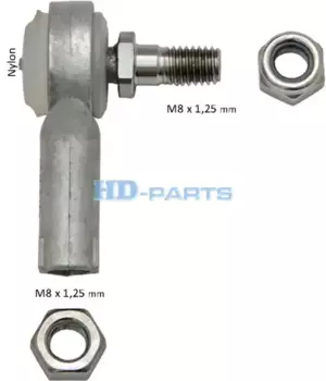 наконечник крана уровня пневмоподвески !RH навор. M8 \Scania 93/113/143 312087 HD-PARTS