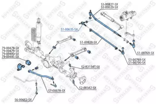 Рулевой наконечник STELLOX 51-00635-SX