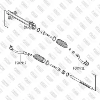 Рулевой наконечник FIXAR FS0991L
