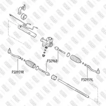 Рулевой наконечник FIXAR FS0959L