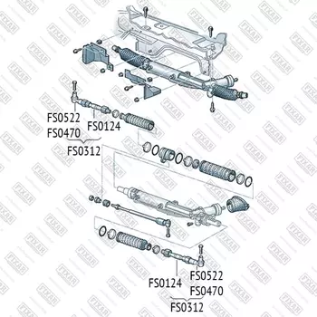 Рулевой наконечник FIXAR FS0522