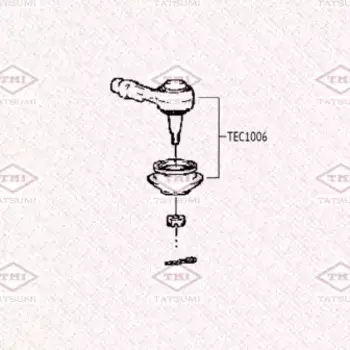 наконечник рулевой тяги!\ HYUNDAI Accent/Getz/Elantra 99>