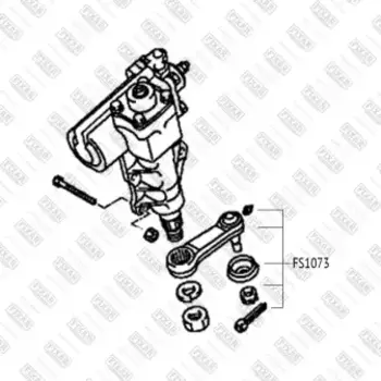 наконечник рулевой тяги!\ Mitsubishi L200/Pajero Sport 96>
