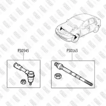 Рулевой наконечник FIXAR FS0545