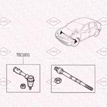 Рулевой наконечник TATSUMI TEC1031