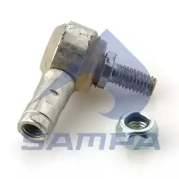 наконечник тяги КПП! левый (уровня пола кабины) L36 M6x1\ RVI 080.075 SAMPA