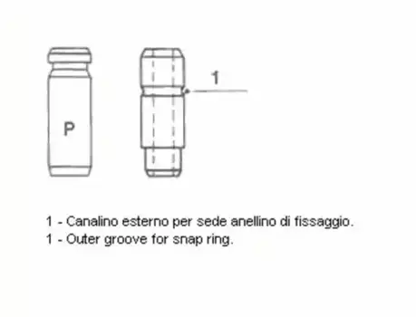 Направляющая клапана METELLI 01-2667