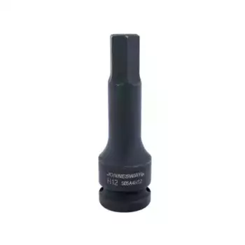 насадка торцевая! ударная шестигранная 1/2DR'', H12, 78 мм\ S05A4H12 JONNESWAY